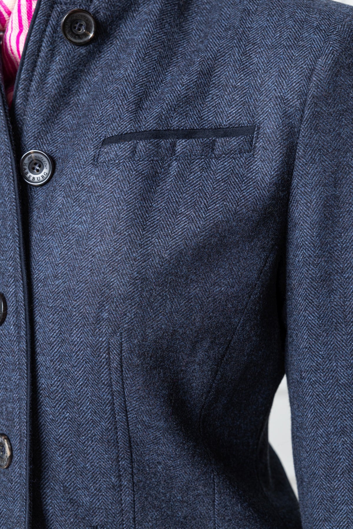 Wool Blazer Neidau in Herringbone