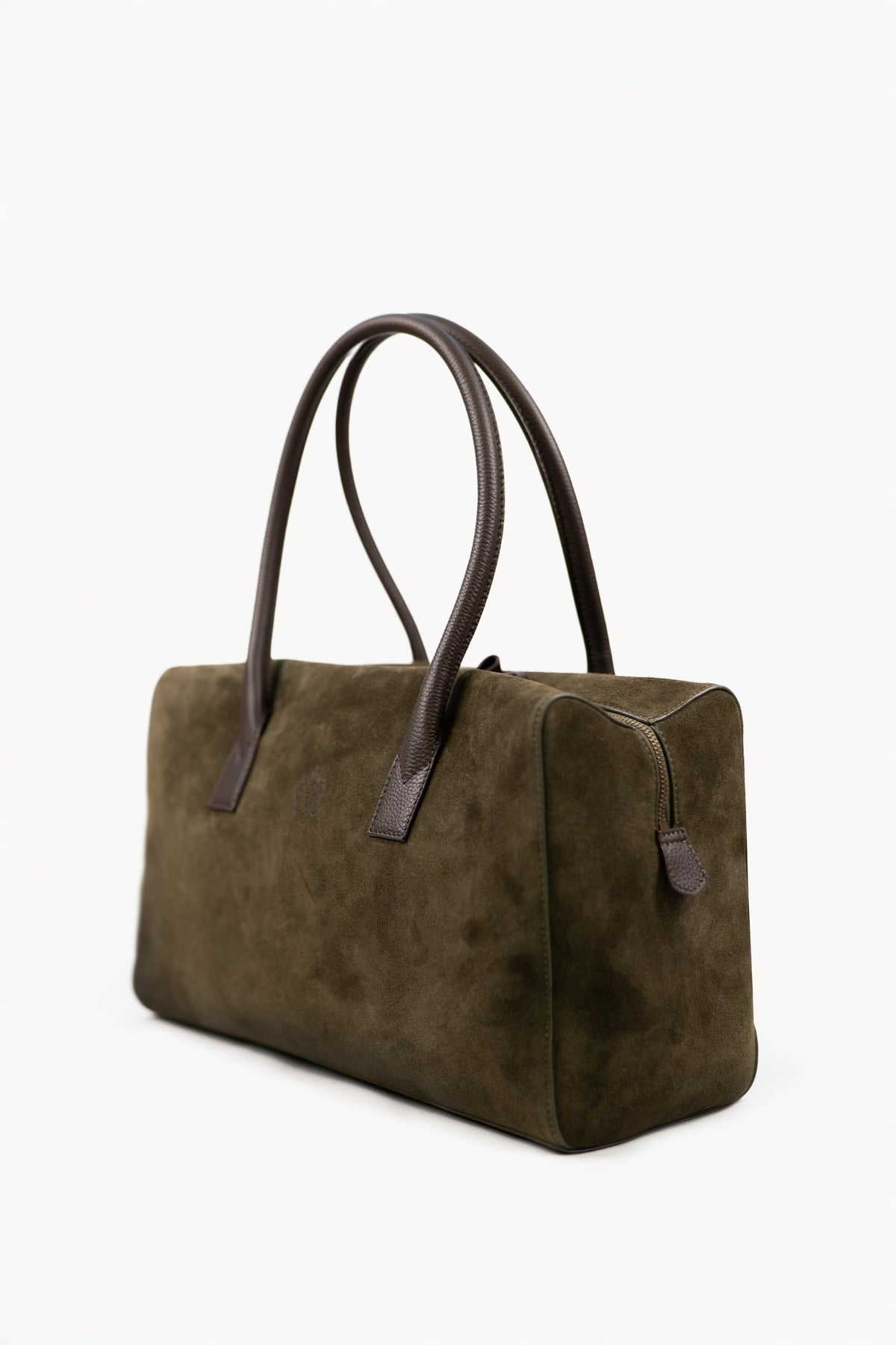 Damentasche Malve aus Veloursleder
