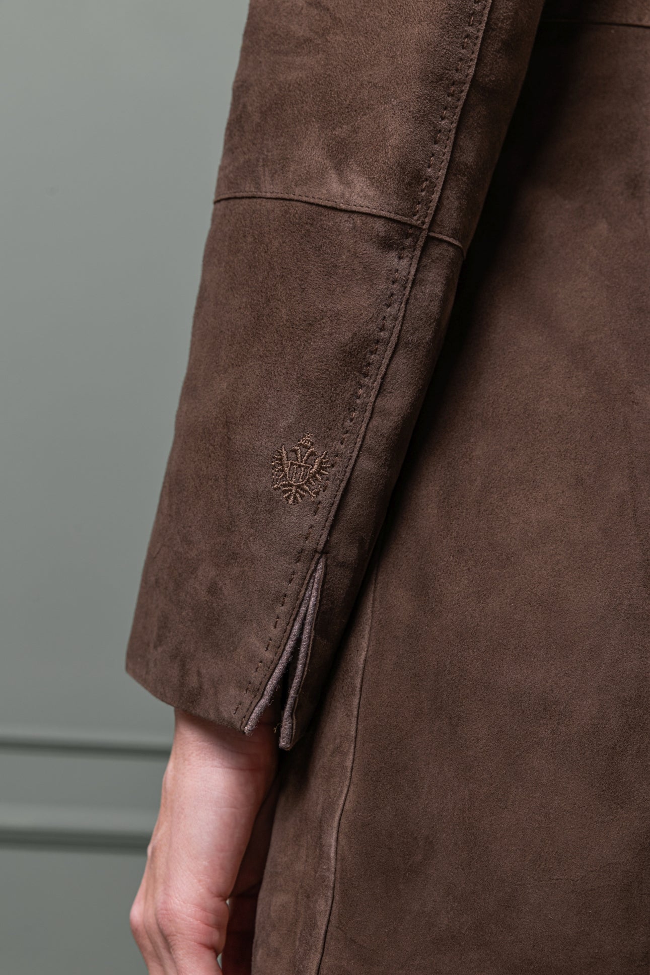 Frock Coat Agatha in Lamb Suede