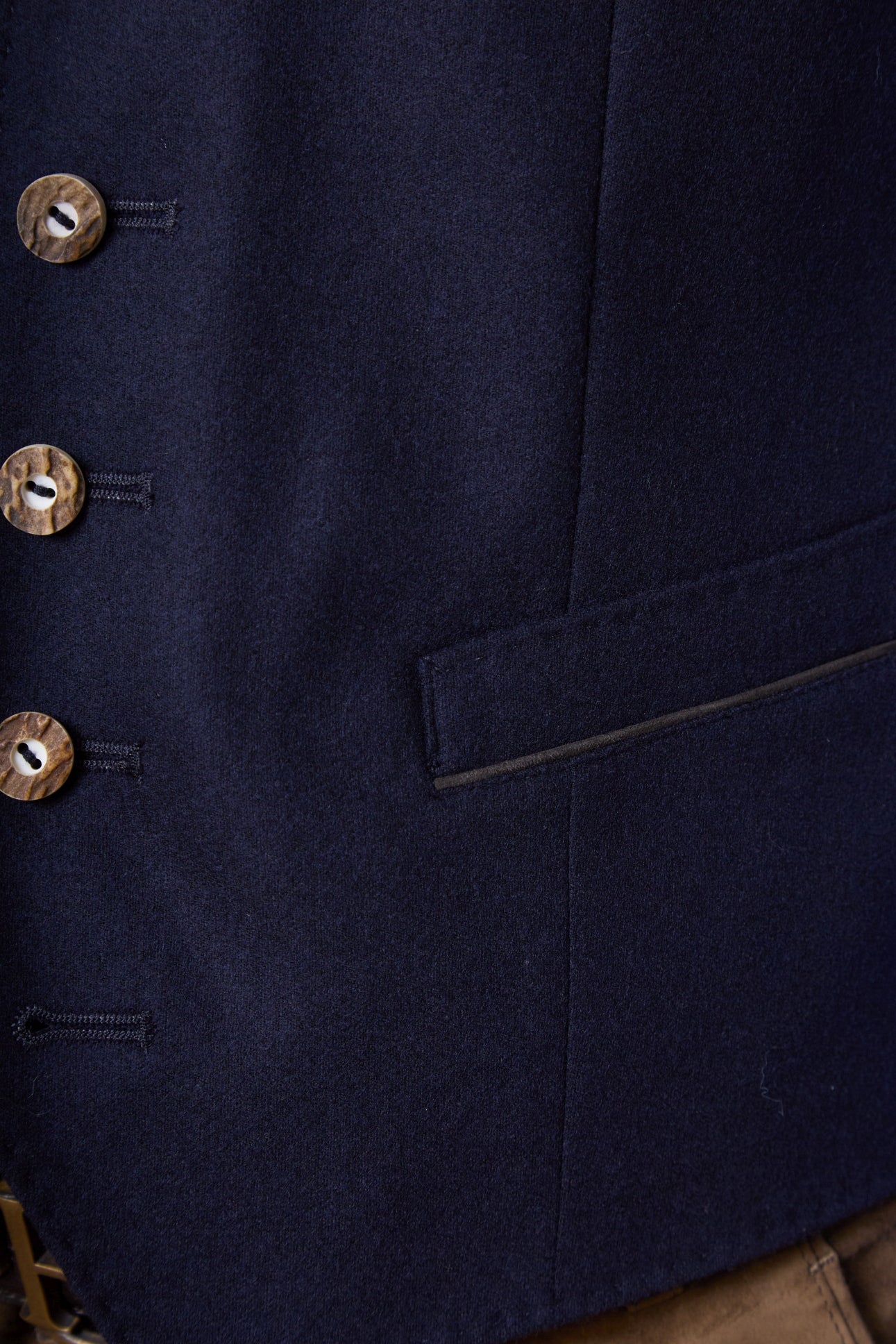 Gilet Friedrich in Woll-Flanell