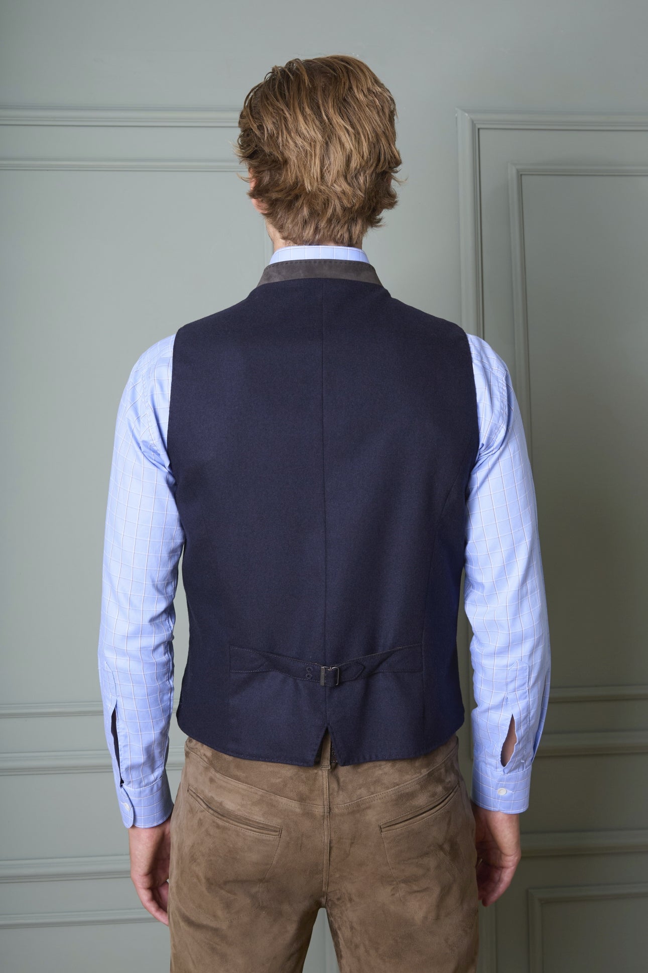 Gilet Friedrich in Woll-Flanell