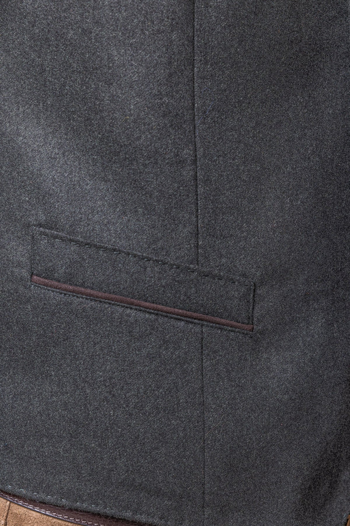 Vest Friedrich in wool flannel