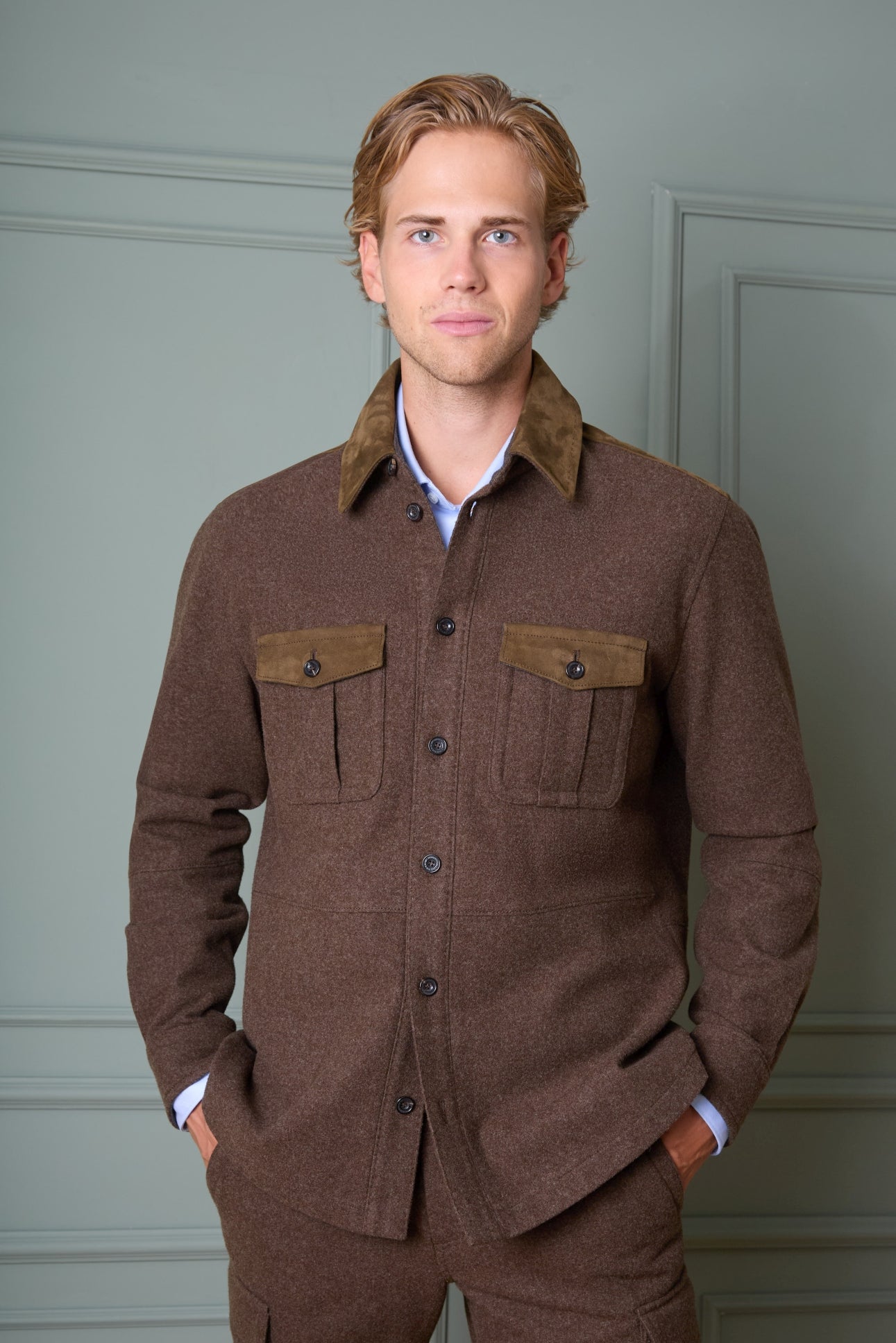 Hemdjacke Arenberg aus Loden