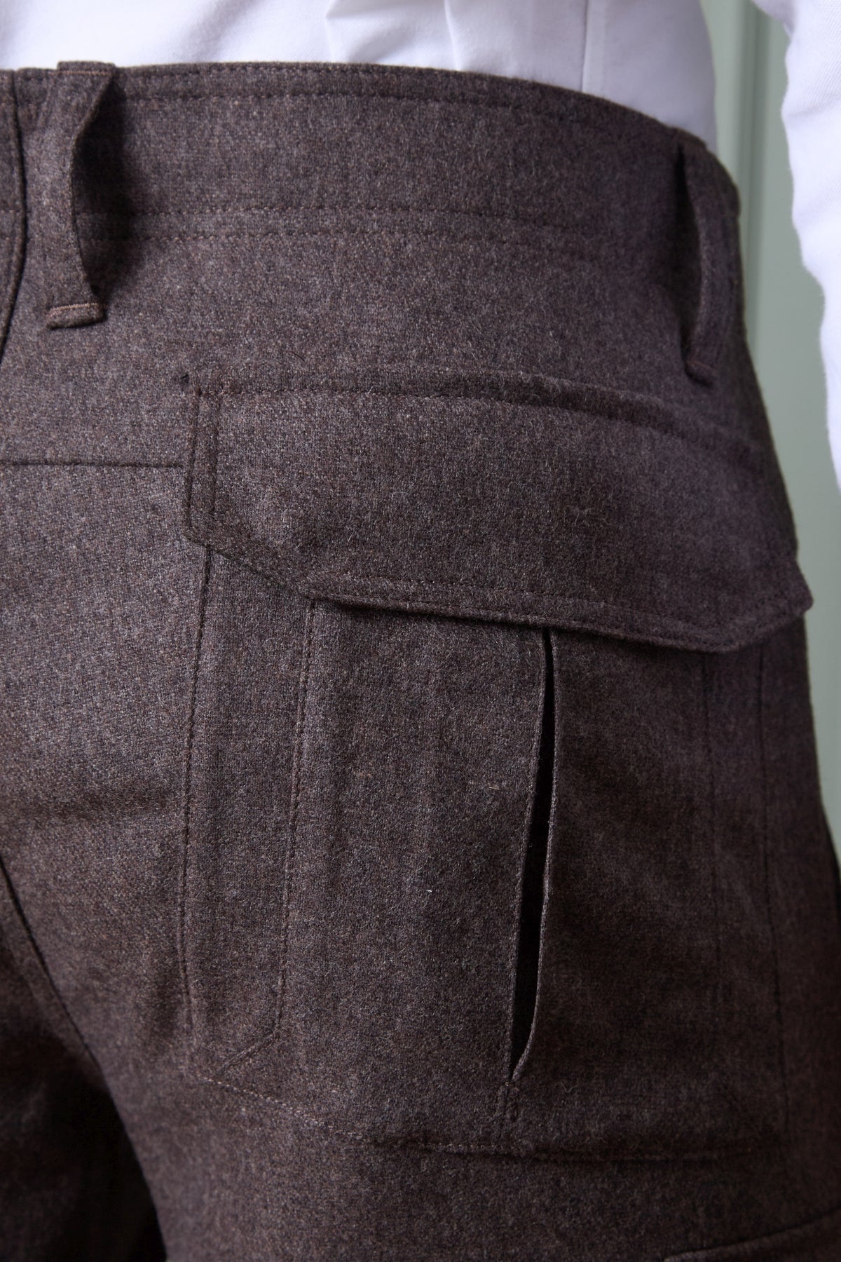 Jagdhose Fischau aus Woll-Mix