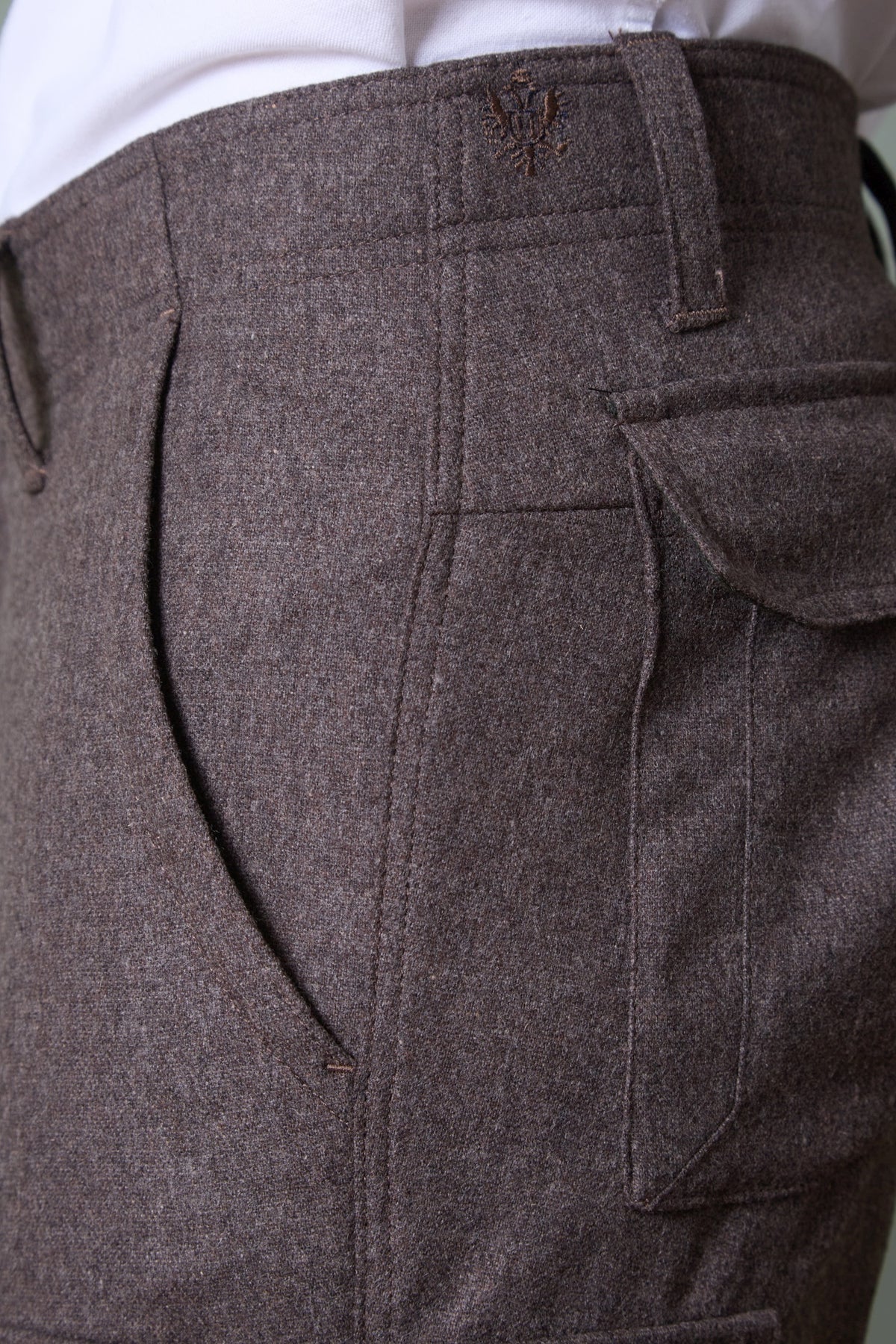 Jagdhose Fischau aus Woll-Mix