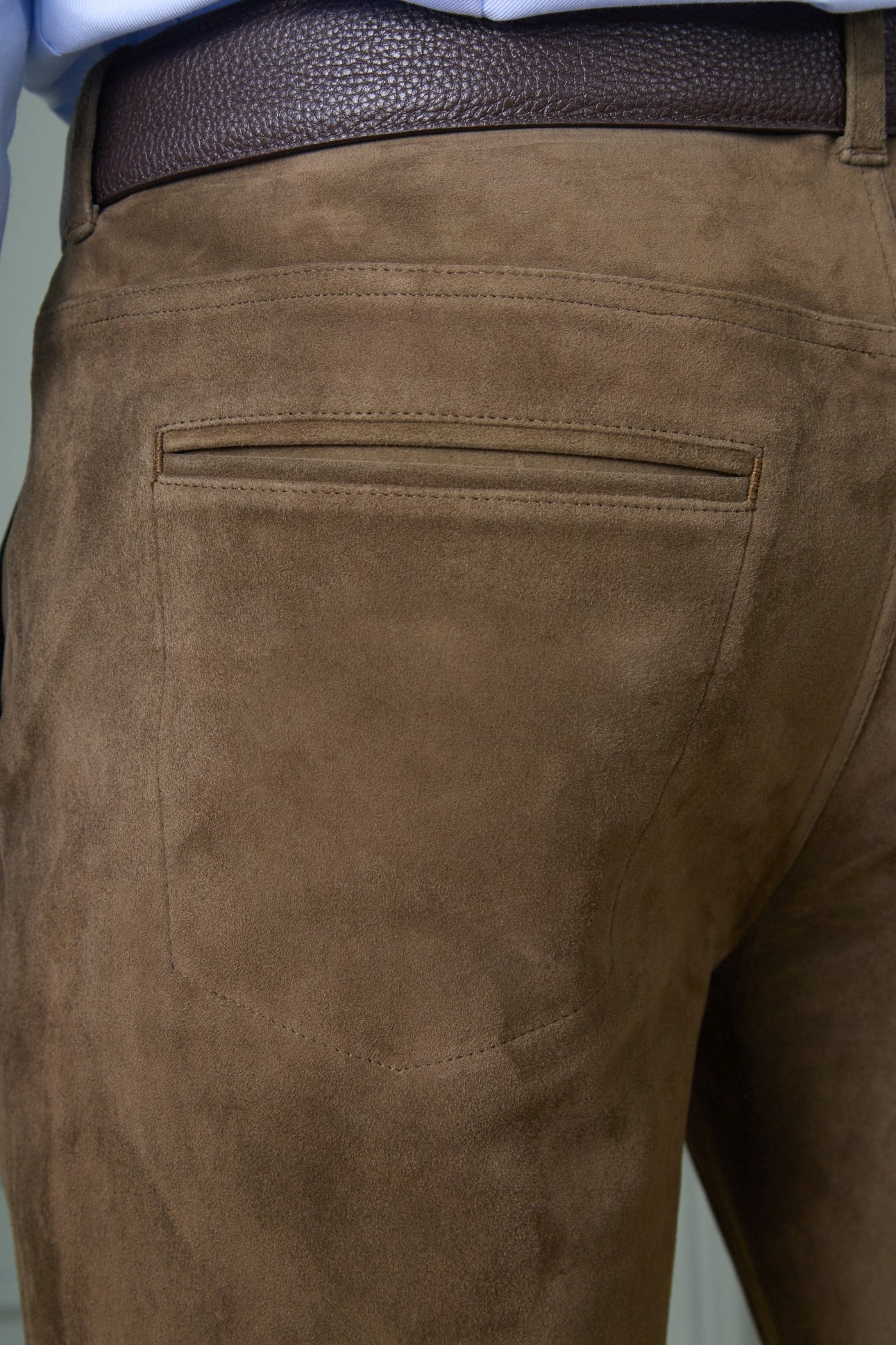 Lederhose Ludwig in Lammvelours