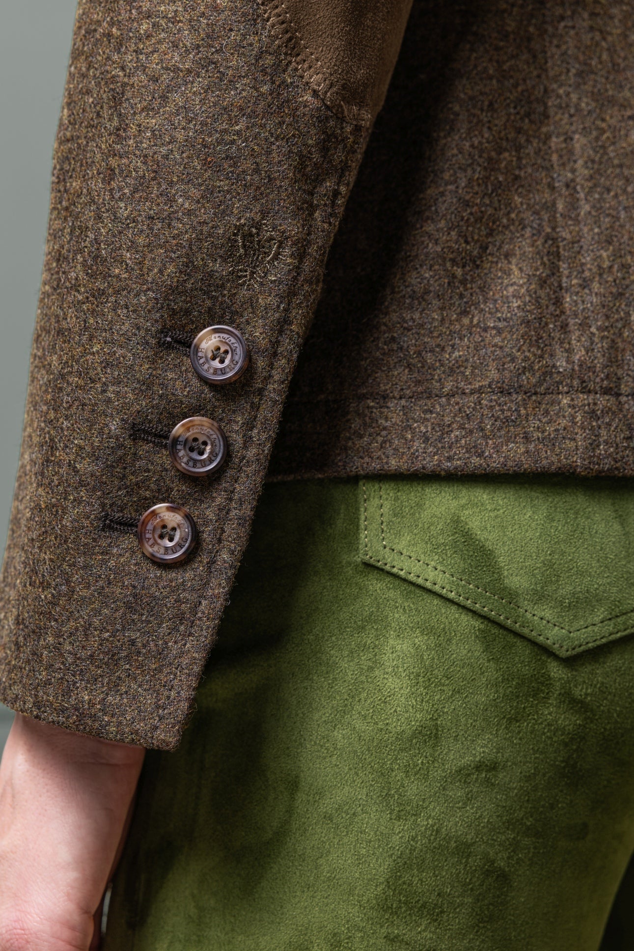 Wool Jacket Aschach in Stretch Wool