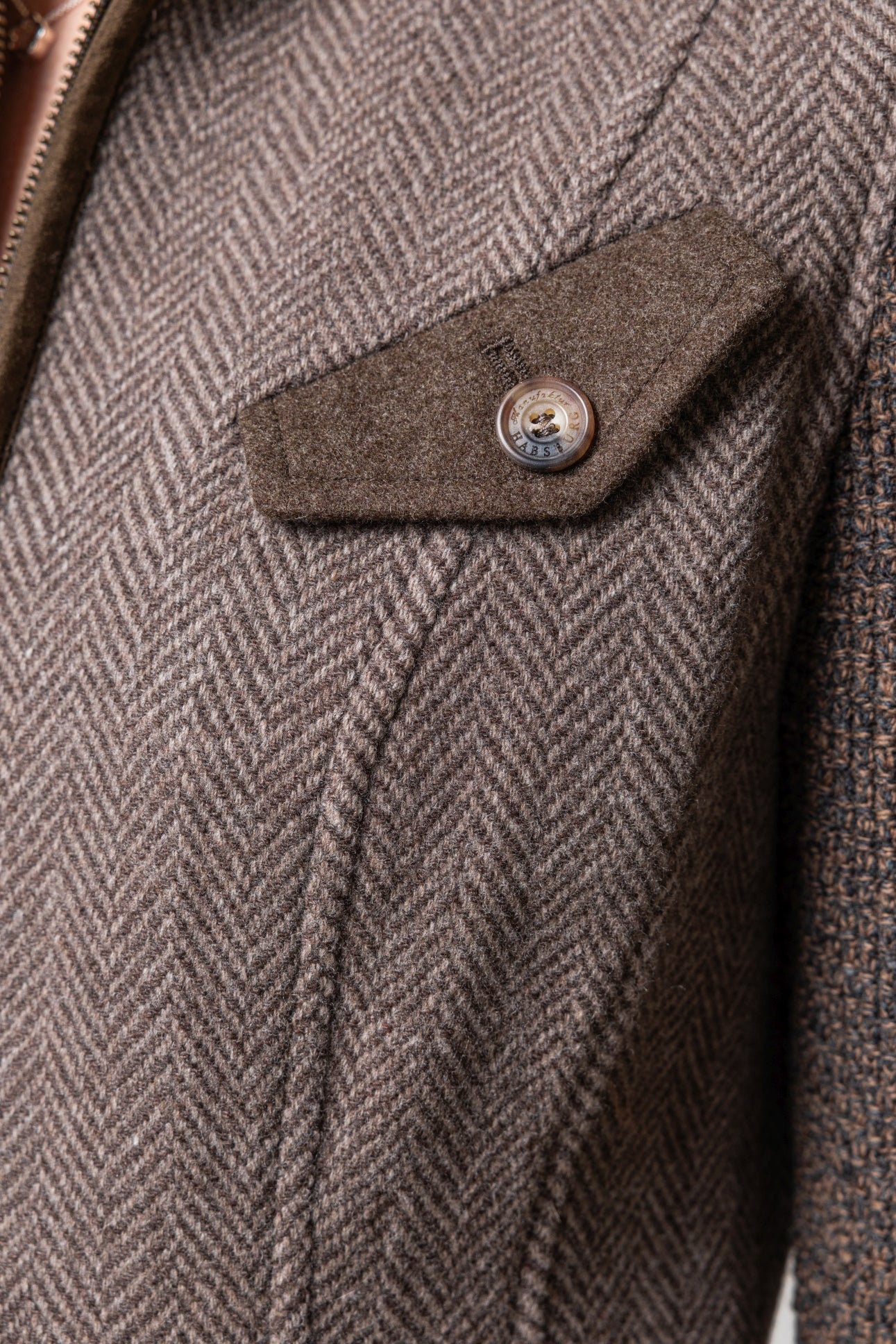 Wool Jacket Cleo with Knit Sleeves