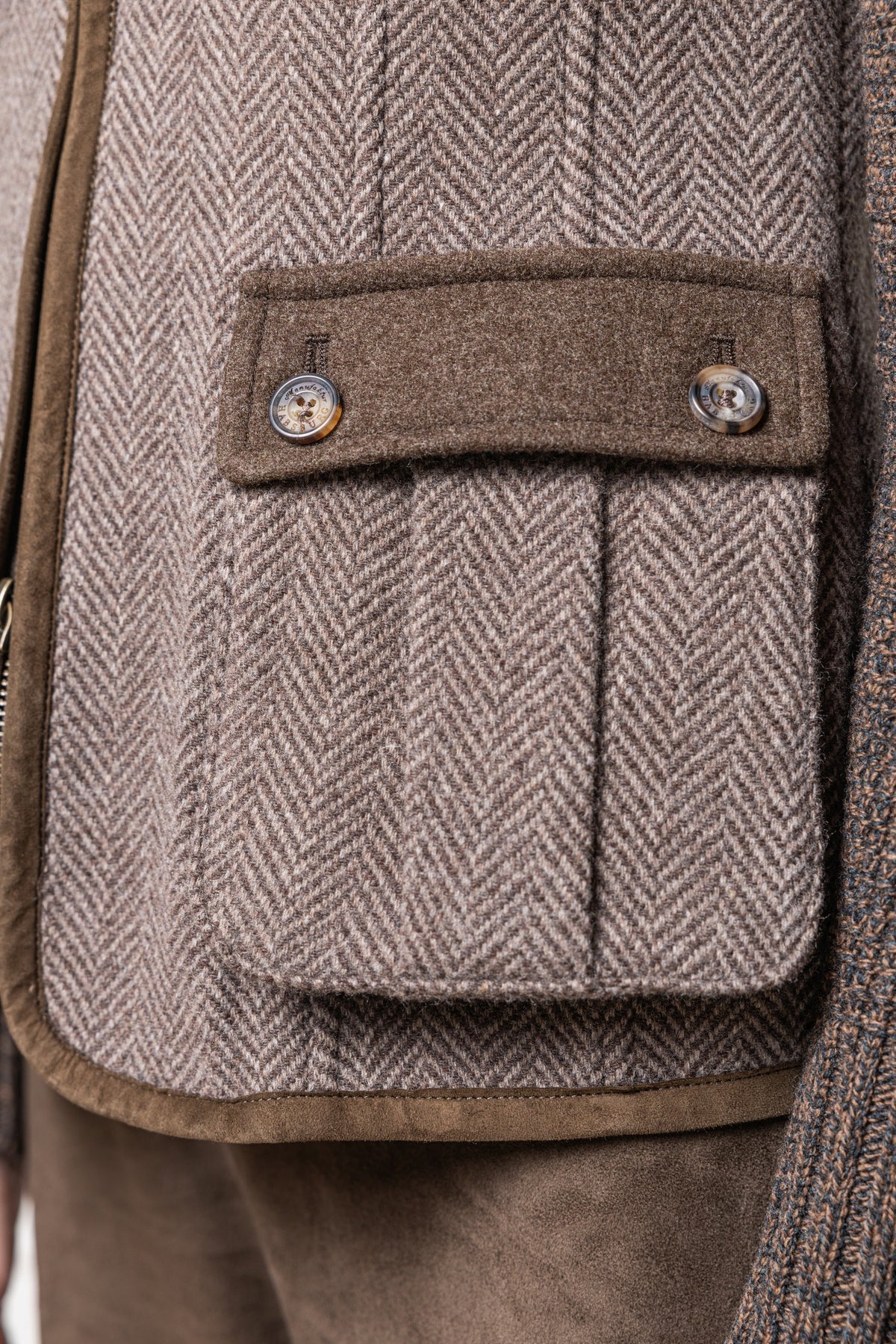 Wool Jacket Cleo with Knit Sleeves