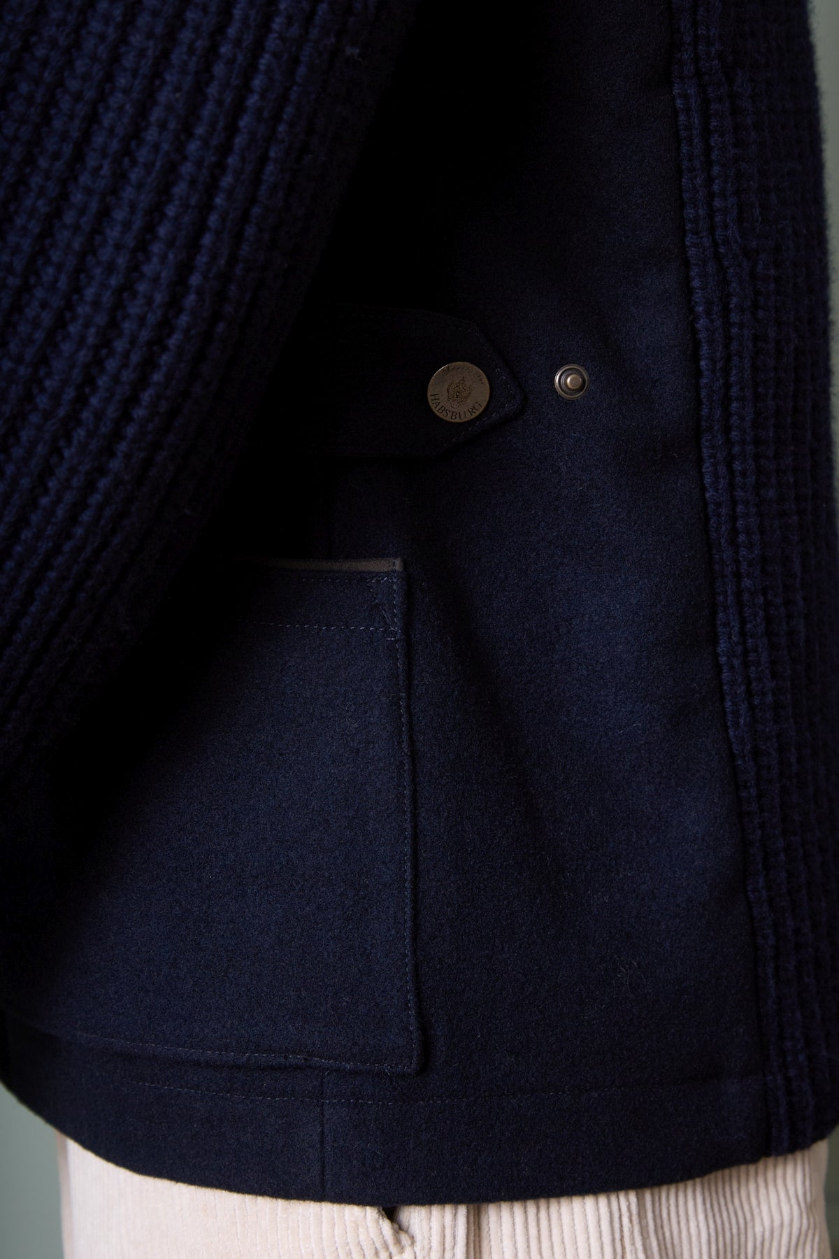 Loden Jacket Liemberg with Knit-Elements
