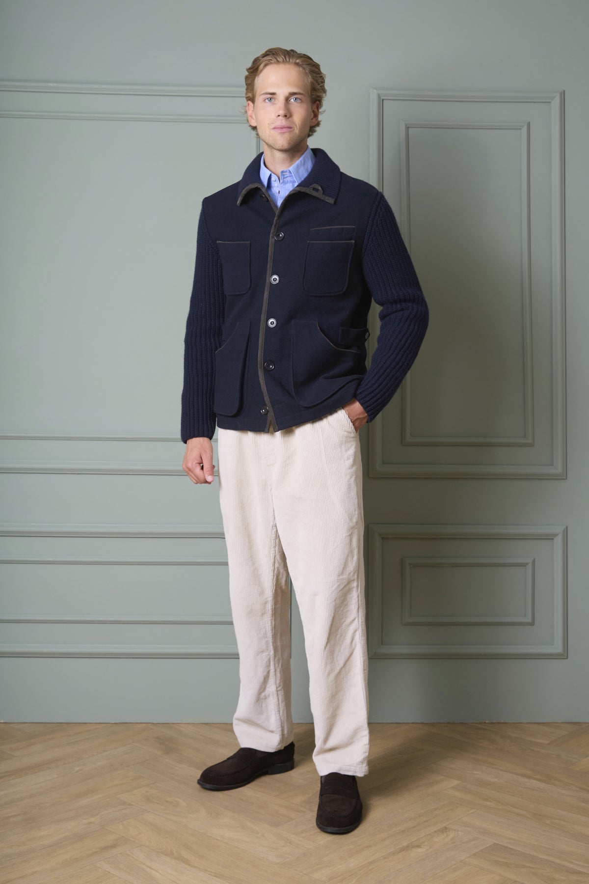 Loden Jacket Liemberg with Knit-Elements