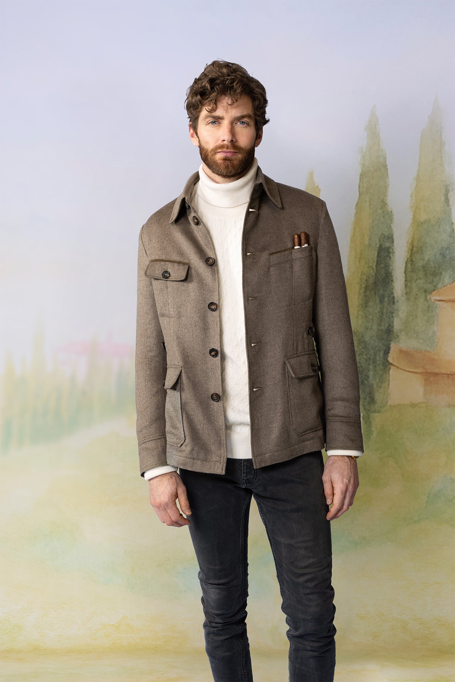 Jacke Partagas in Panama Cashmere