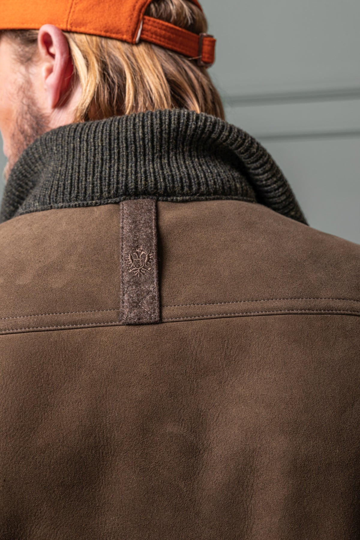 Lammfelljacke Riedegg mit Strickärmeln