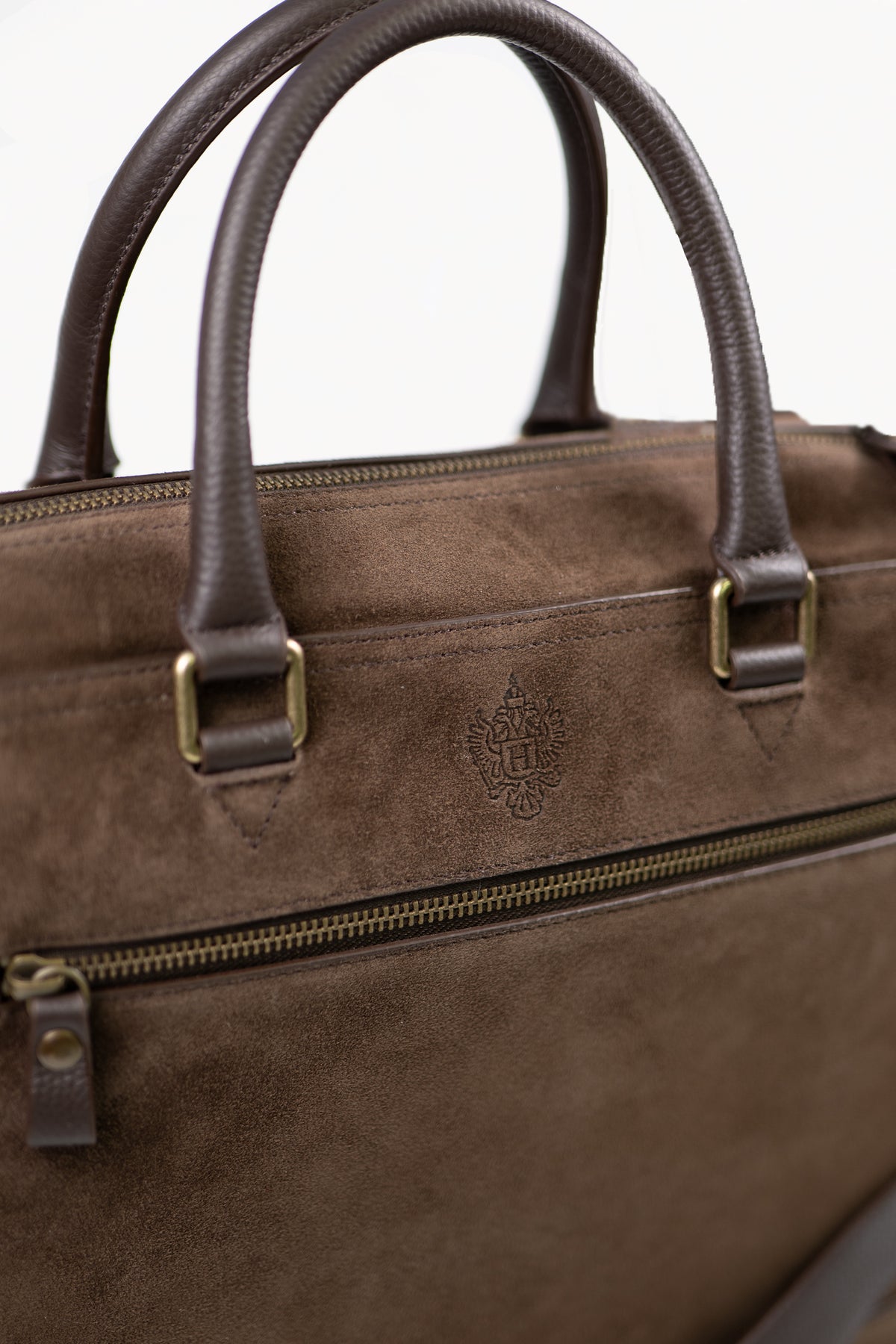 Laptoptasche Aster aus Veloursleder