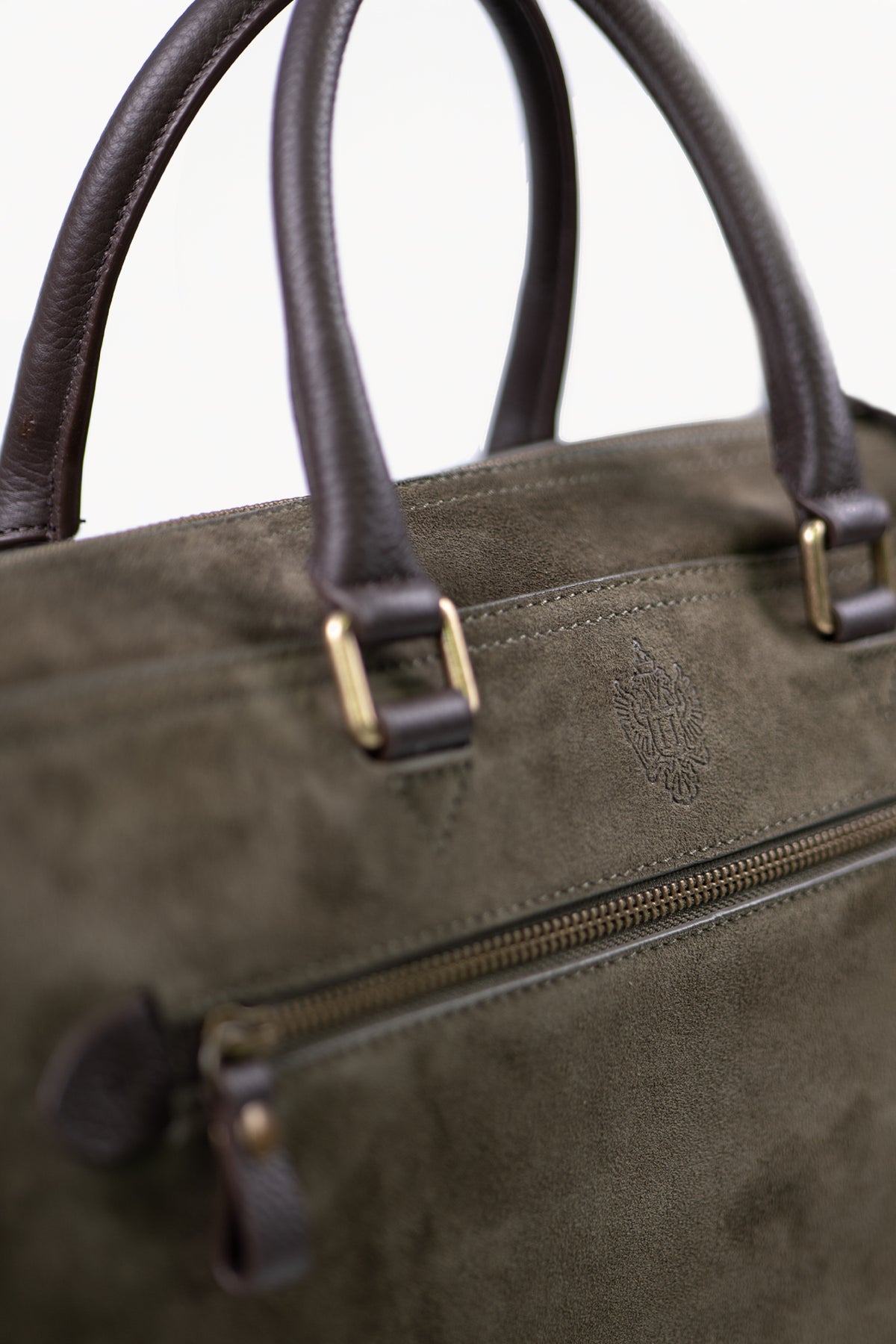 Laptoptasche Aster aus Veloursleder