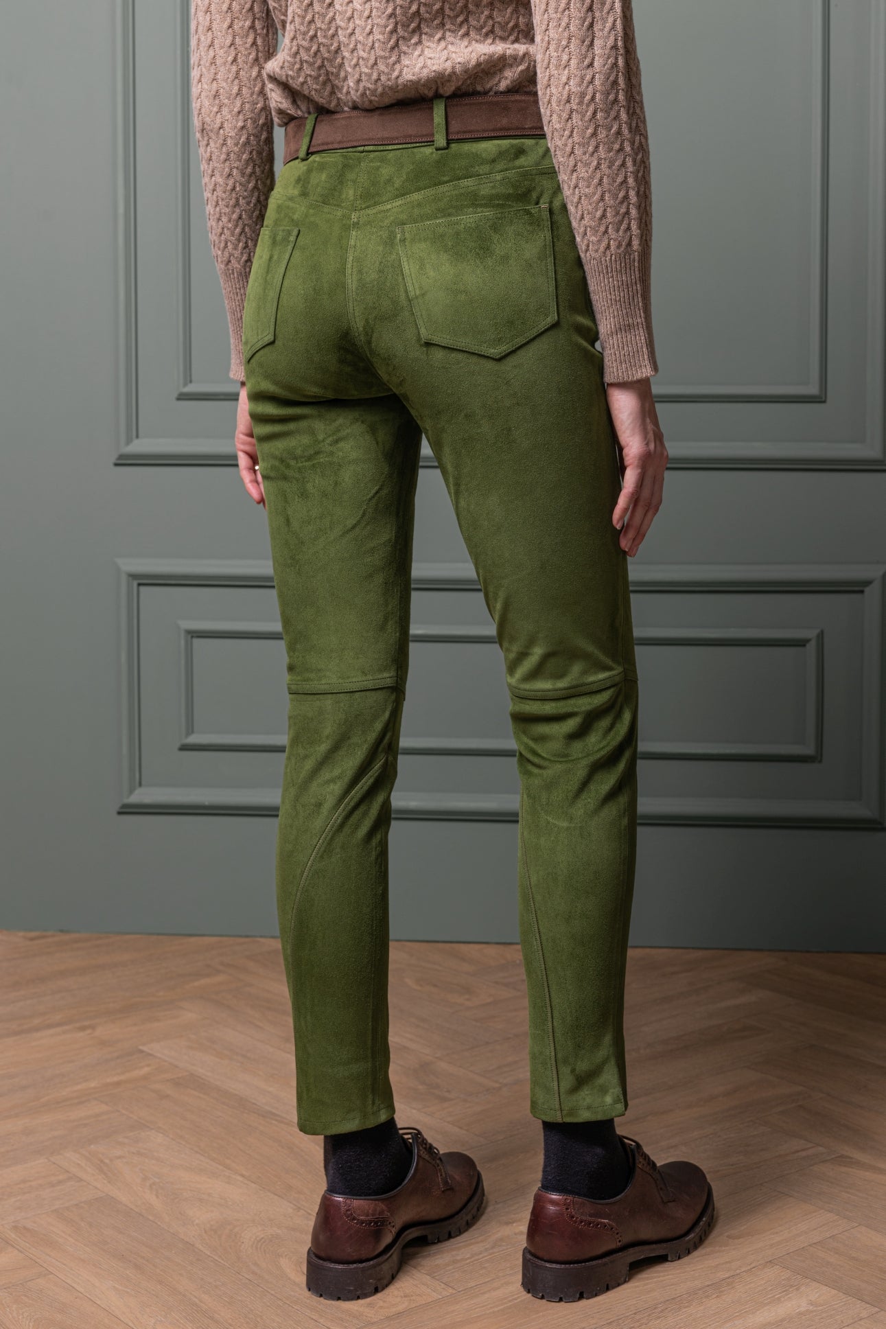Pants Zita in Lamb Suede