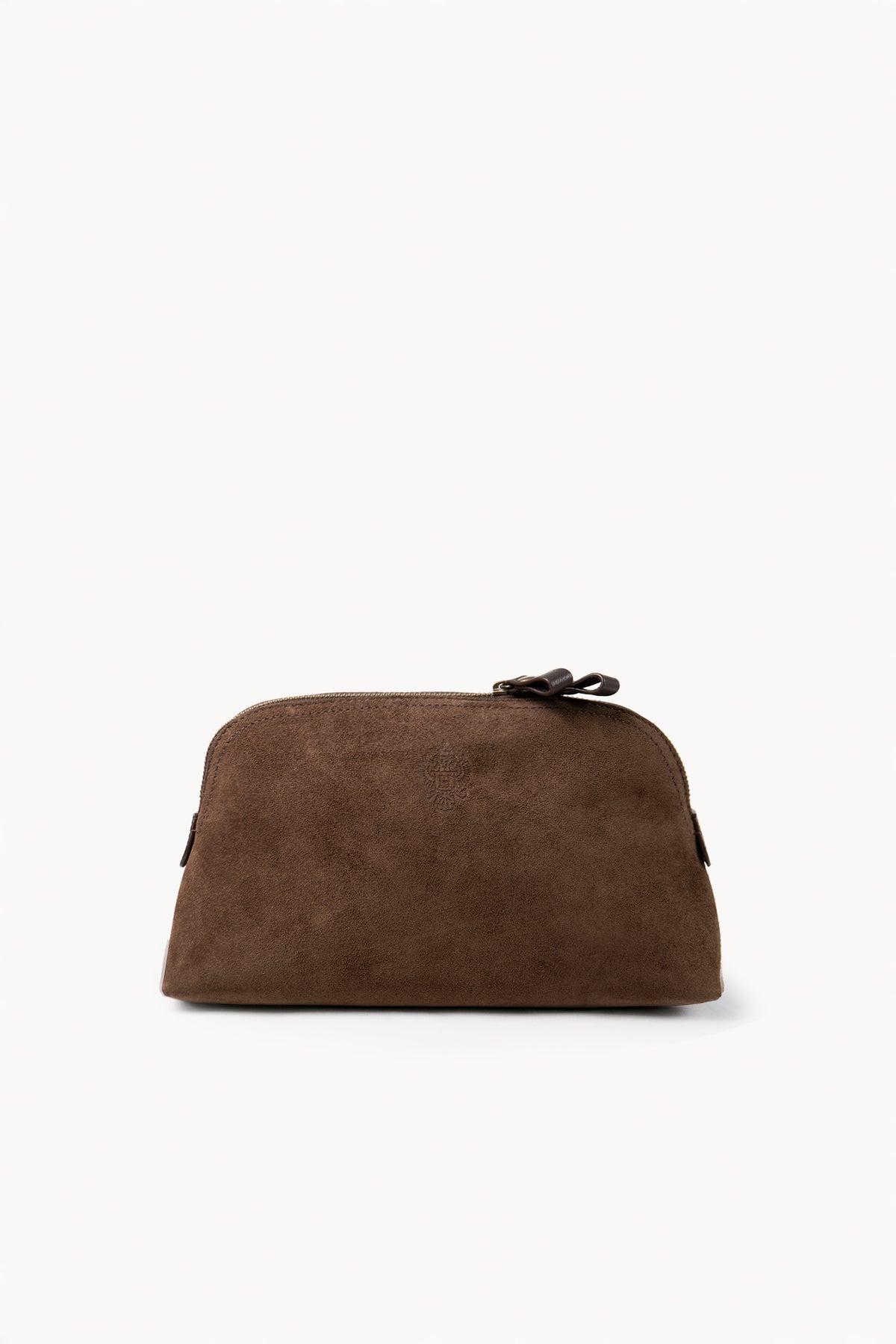 Kosmetiktasche aus Veloursleder