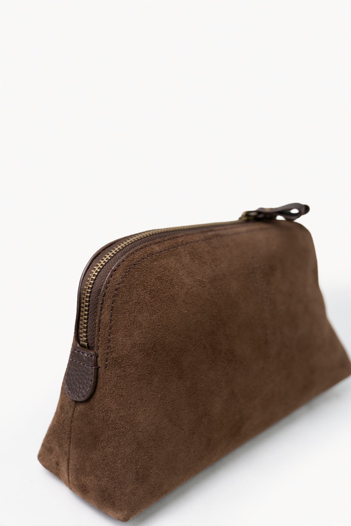 Kosmetiktasche aus Veloursleder
