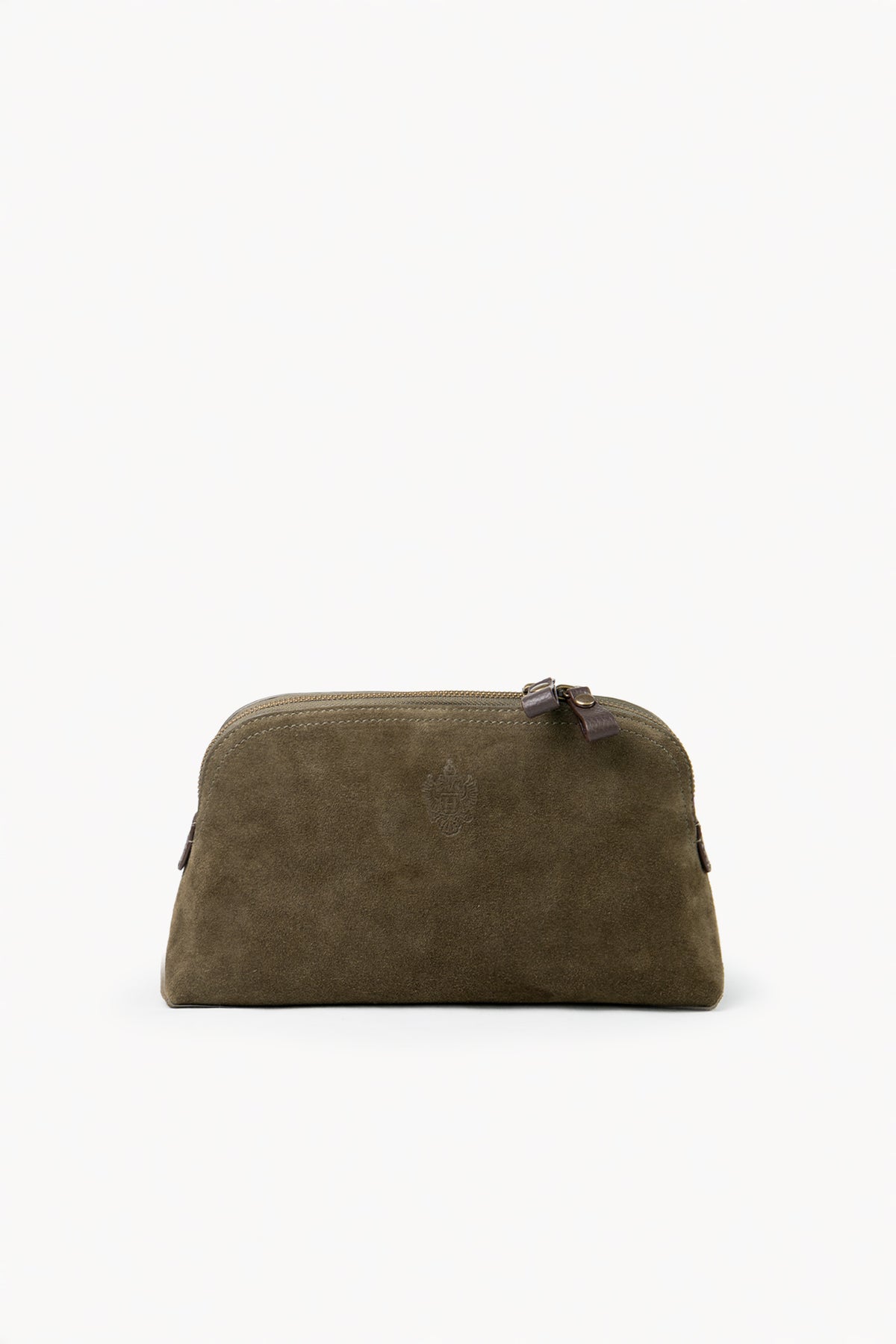 Kosmetiktasche aus Veloursleder