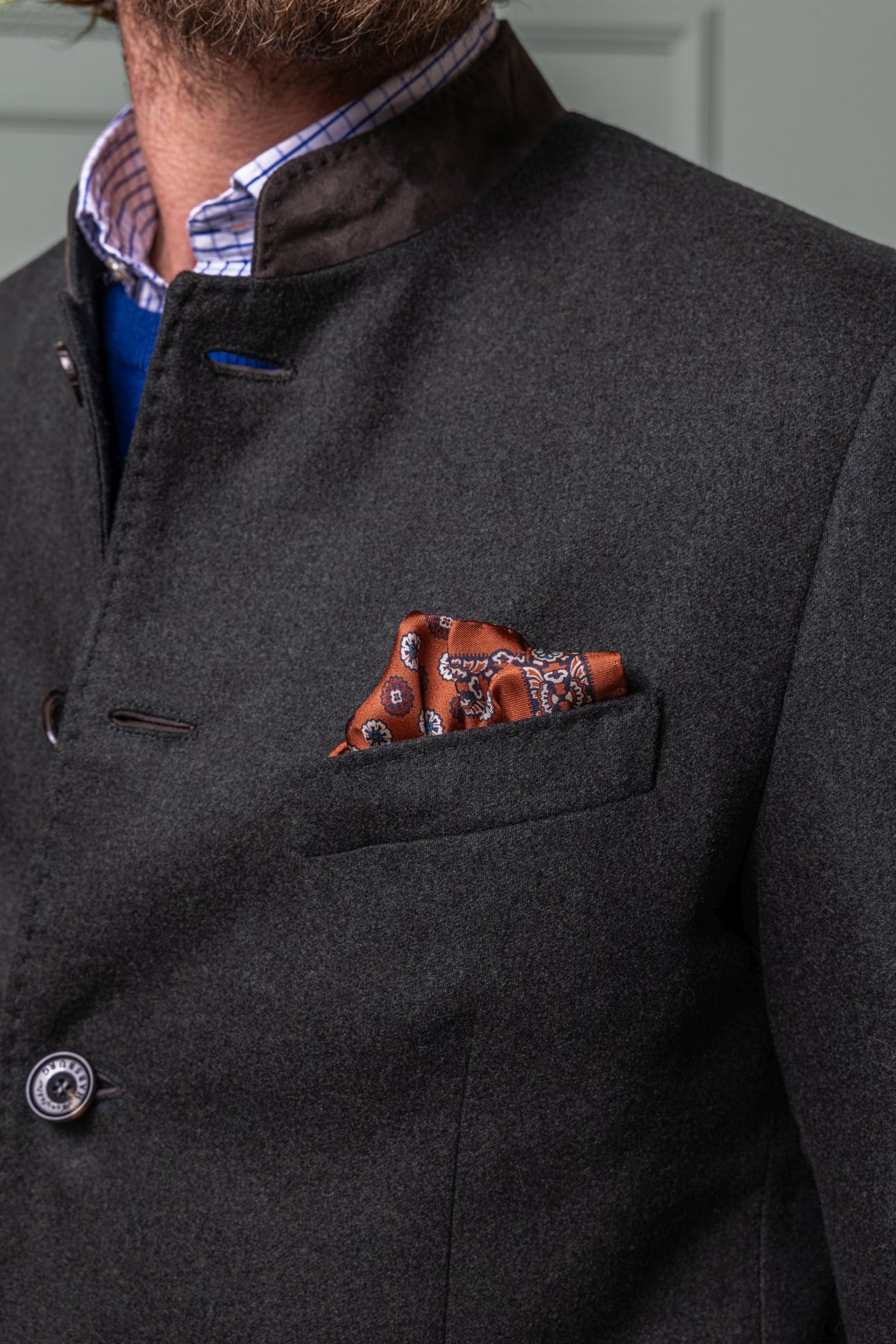 Wool Jacket Wendelin in Flannel
