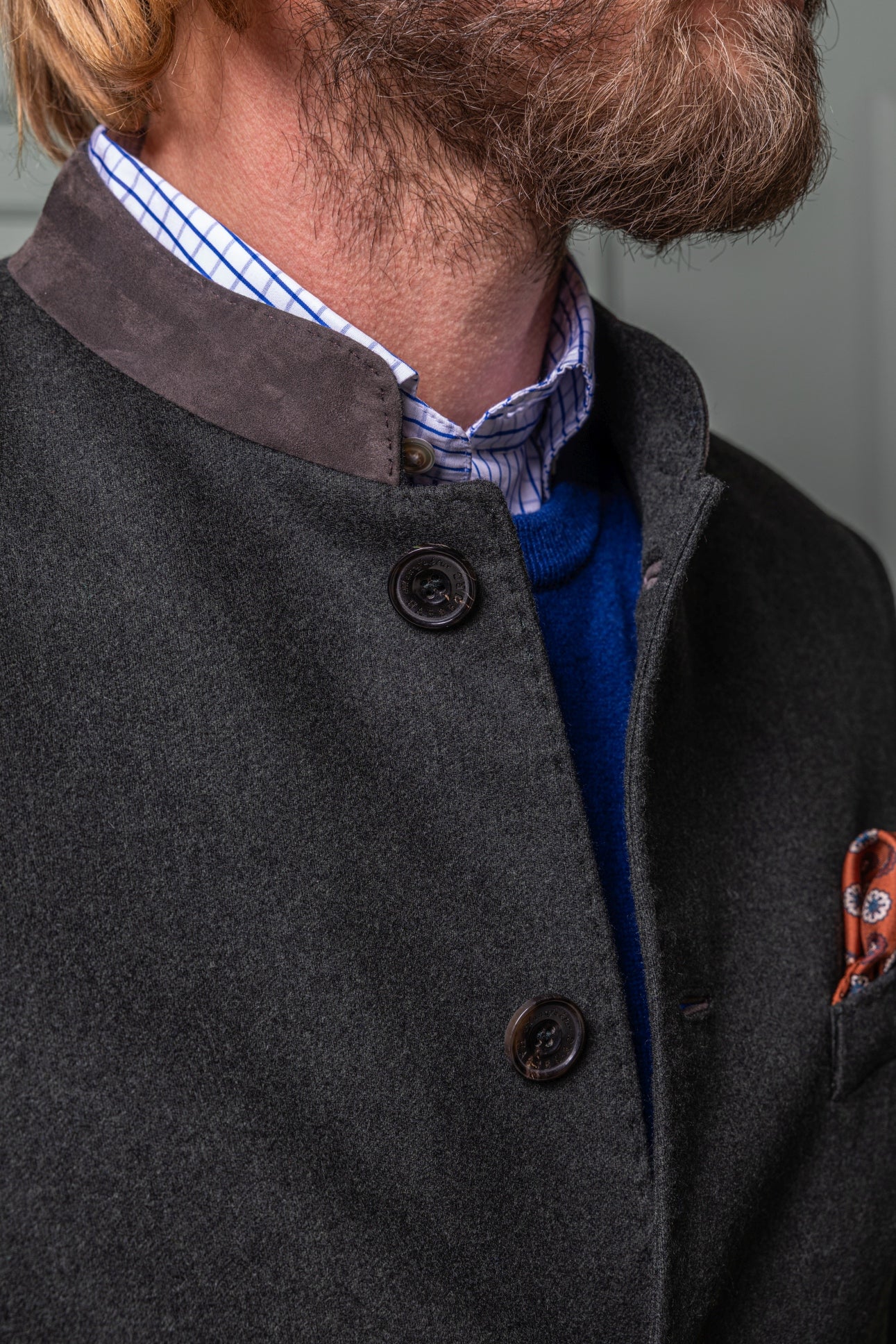 Wool Jacket Wendelin in Flannel
