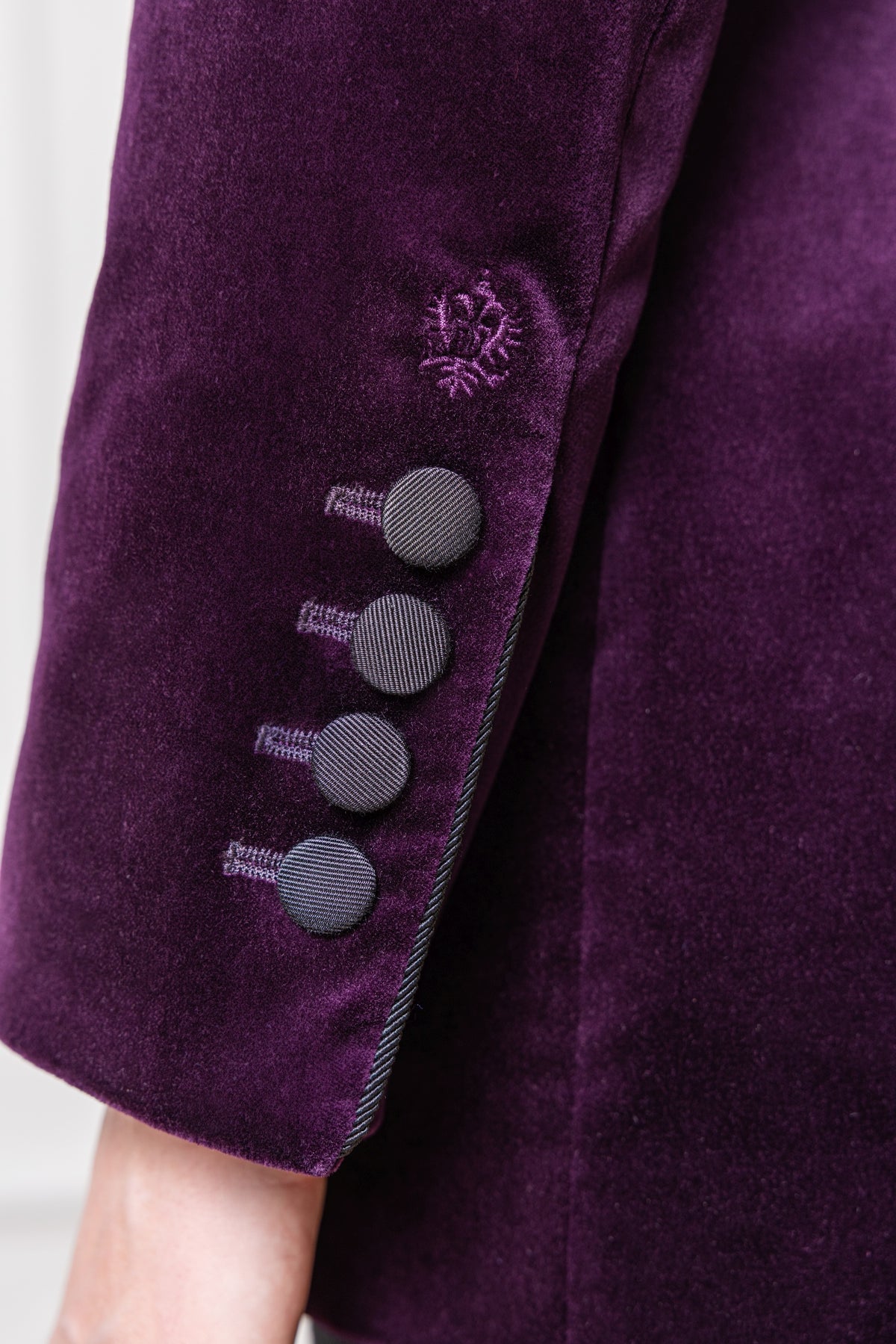 Velvet tuxedo jacket