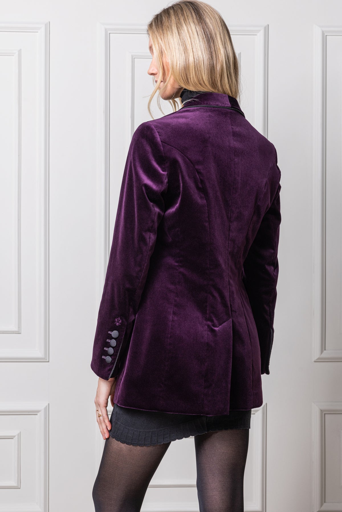 Smoking- Jacke aus Samt