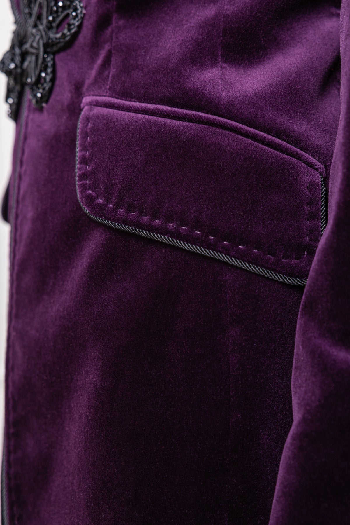 Velvet tuxedo jacket