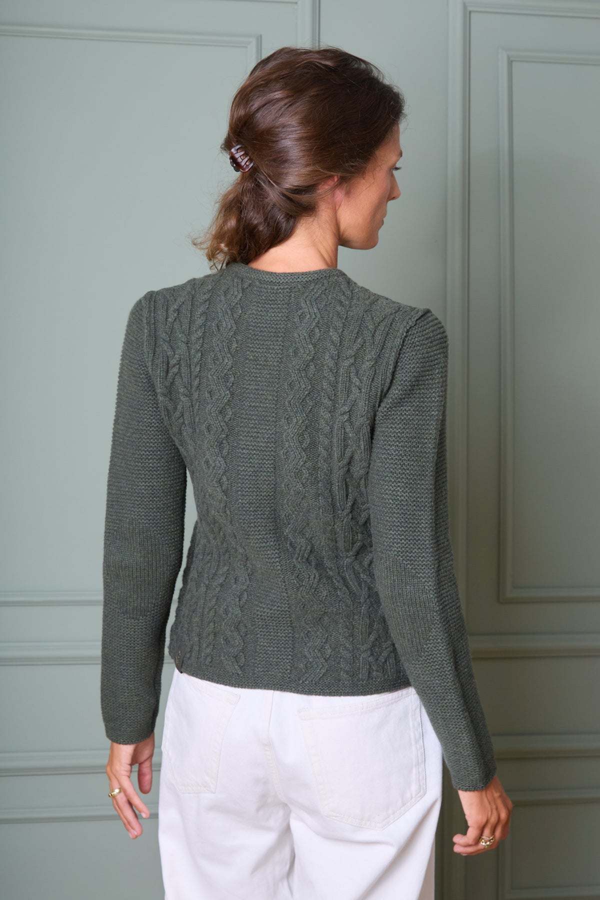 Merino wool cardigan Donna