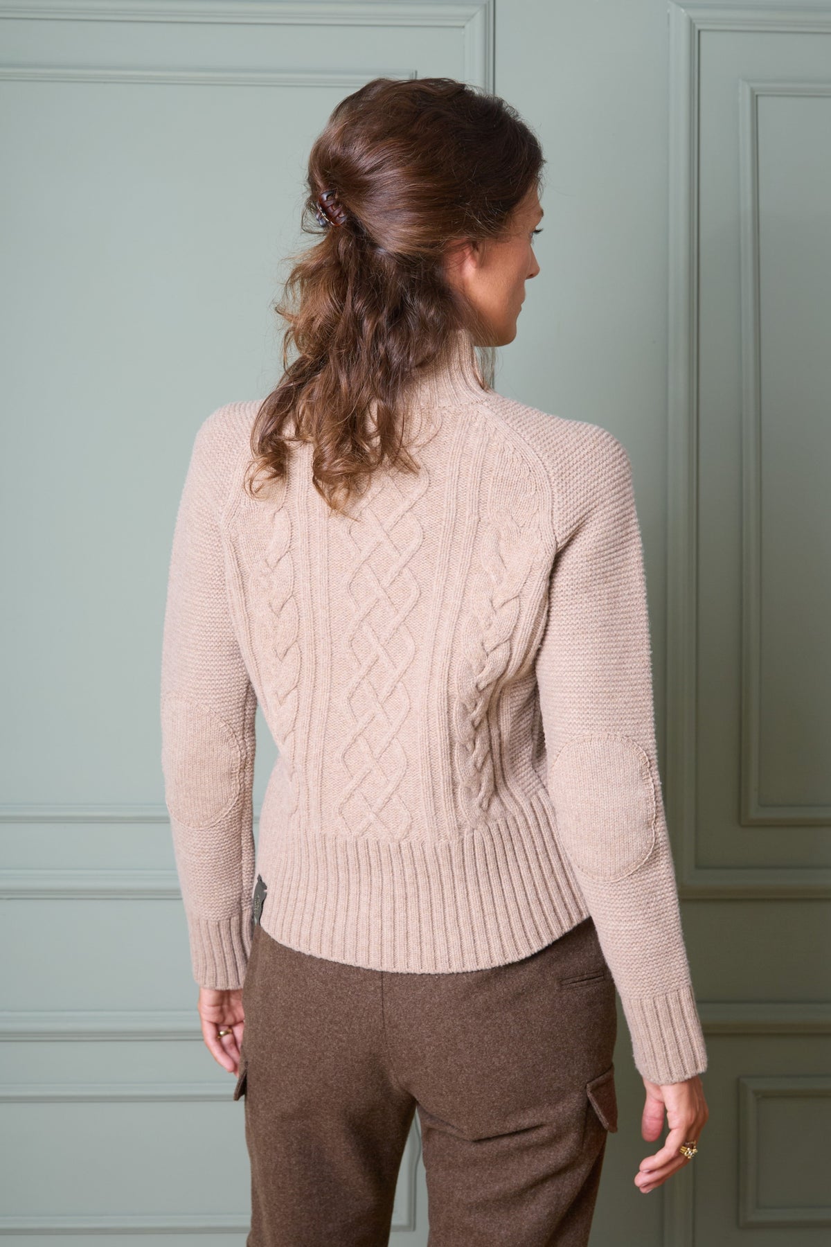Merino Wool Knit Sweater Melisa