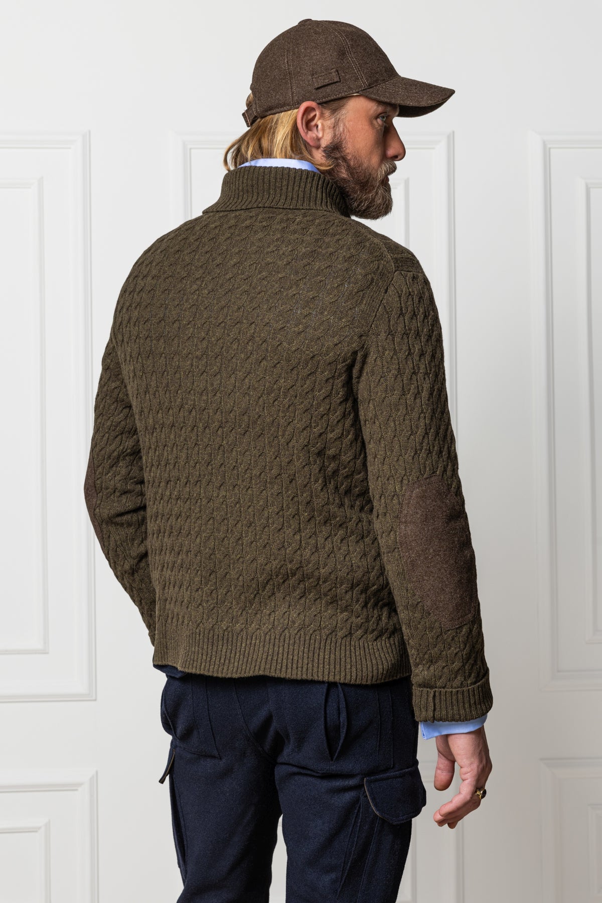 Rollkragenpullover Riccardo aus Merinowolle