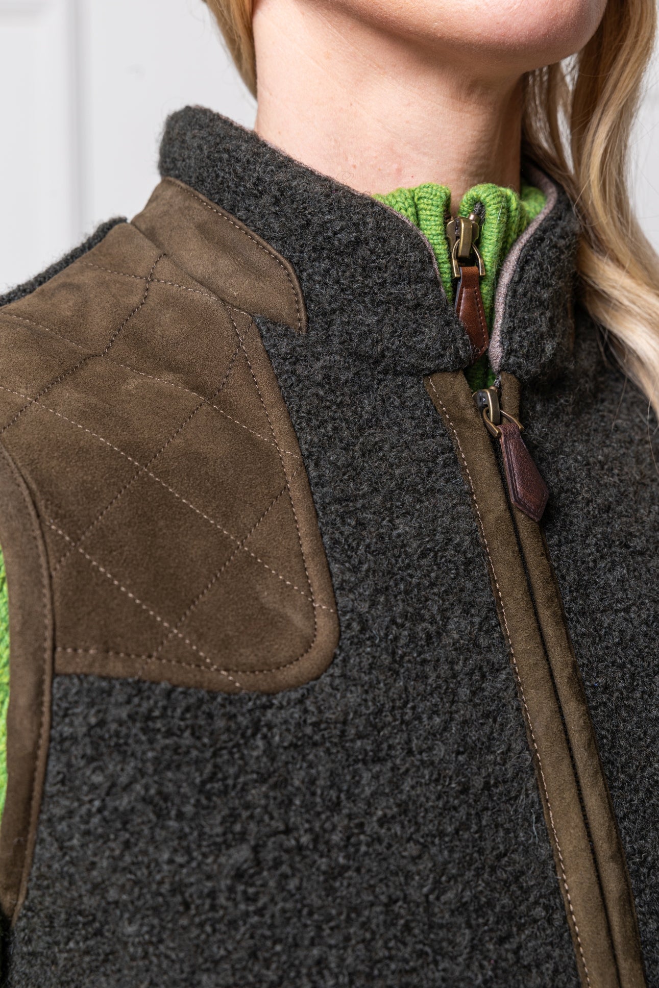 Vest Falkenstein in boiled wool