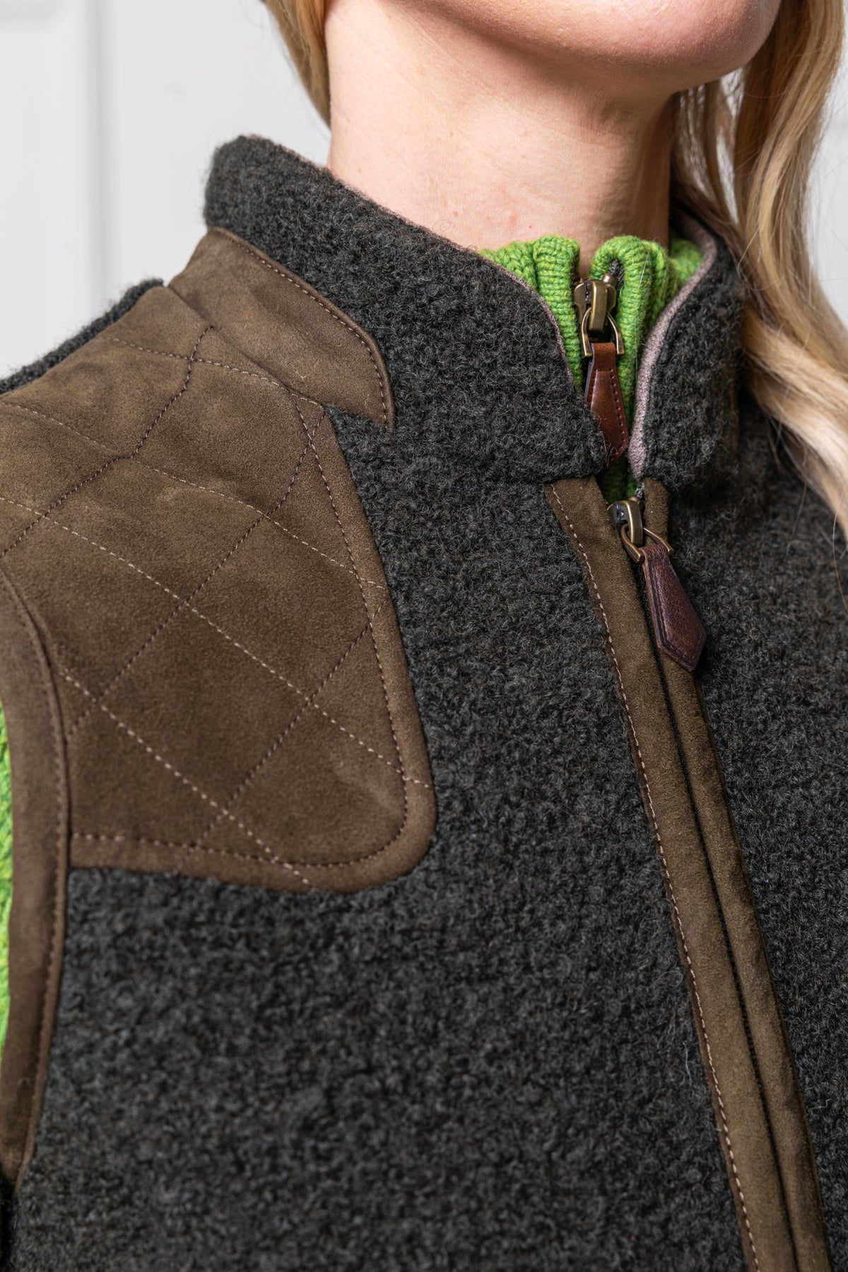 Vest Falkenstein in boiled wool